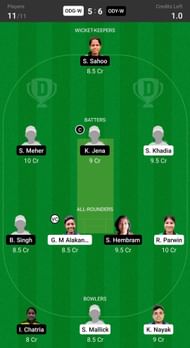 ODY-W vs ODG-W Fantasy suggestion #2